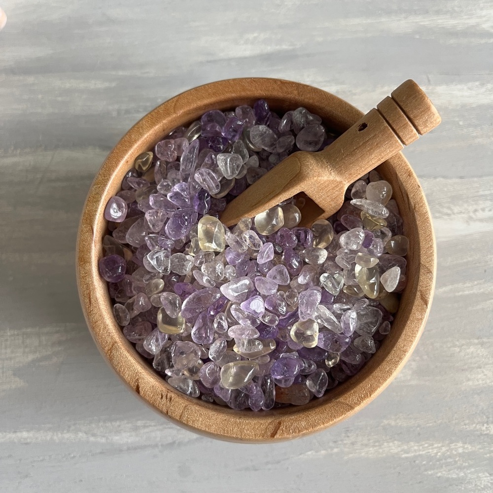 Ametrine chips